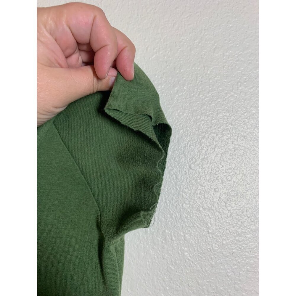 Miss Majesty Maternity Short Sleeve Hoodie TShirt Small Green Y2K Retro Casual A - Picture 3 of 4